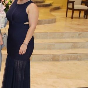 JS Collection mermaid bandage dress